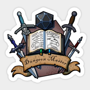 Dungeon Master Logo Sticker